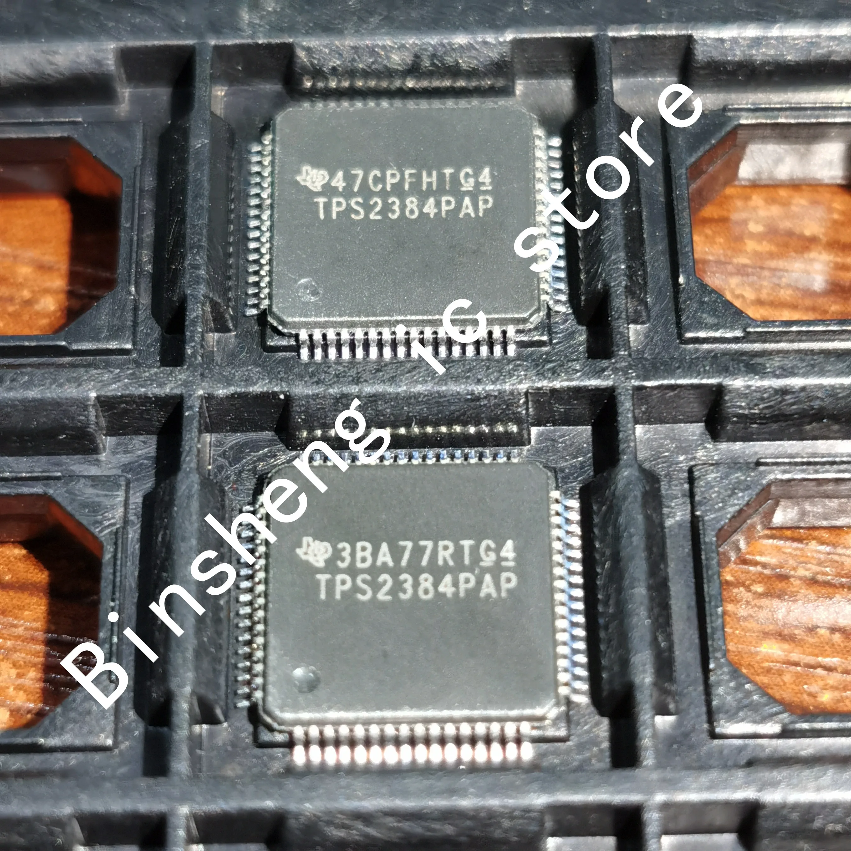 2pcs/lot TPS2384PAP QFP64 Ethernet powered PoE controller chip | Электроника