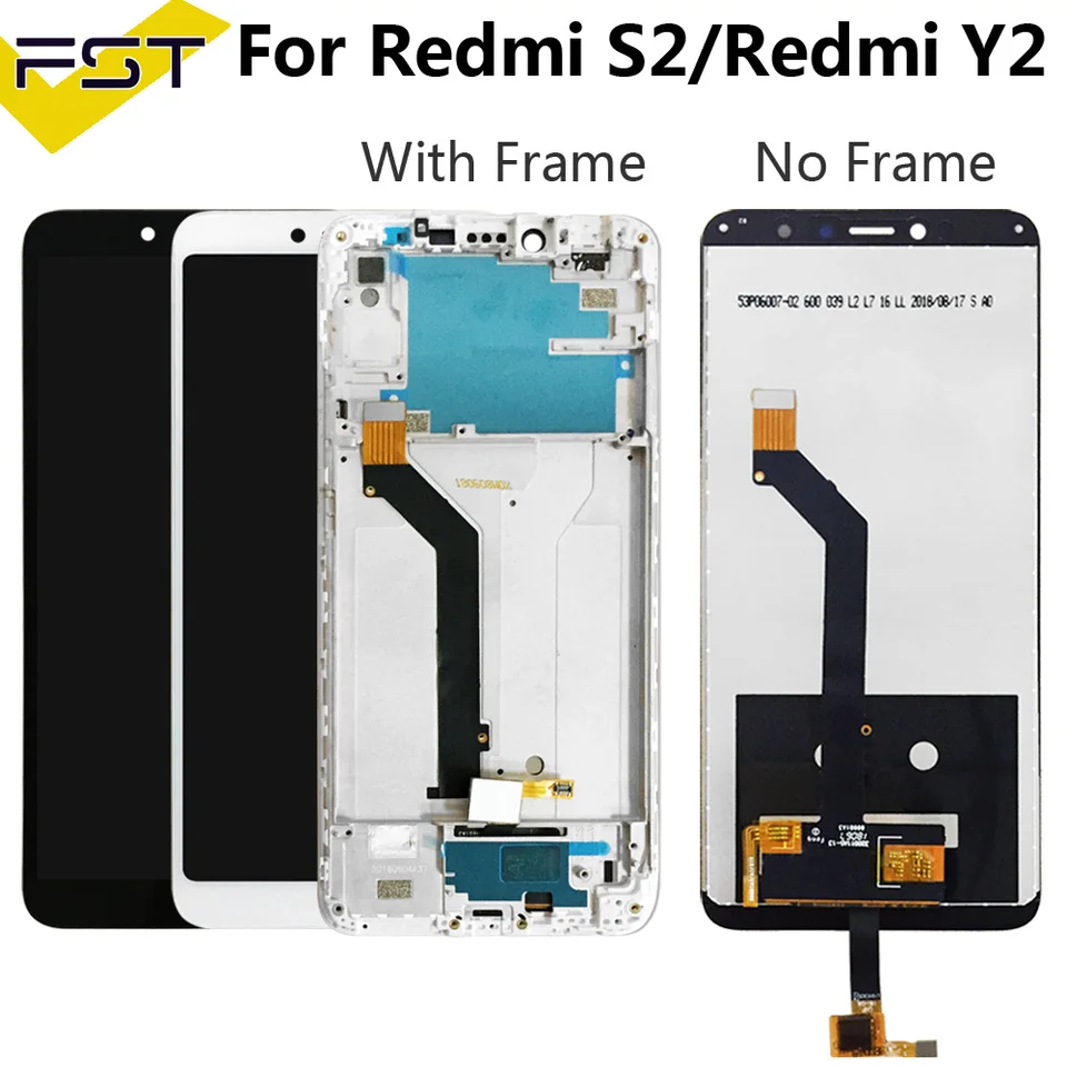 Original Ecran LCD & Vitre tactile Blanc Sur Châssis Pour Xiaomi Redmi