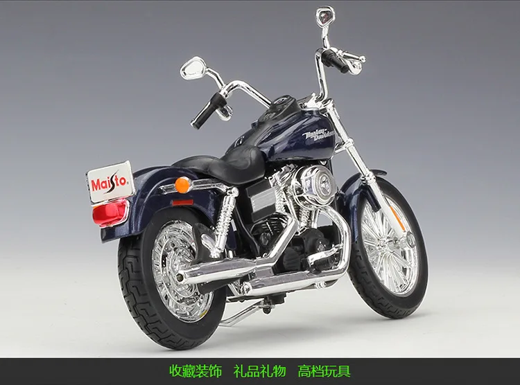 1:12 Maisto 2006 FXDBI Dyna Street Bob металлическая литая под давлением мотоциклетная Коллекционная модель мотоцикл