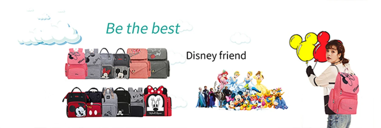 Disney из искусственной кожи Большой ёмкость изоляции сумки мультфильм шаблон Детские Модные USB Multi Функция пеленки сумка рюкзак