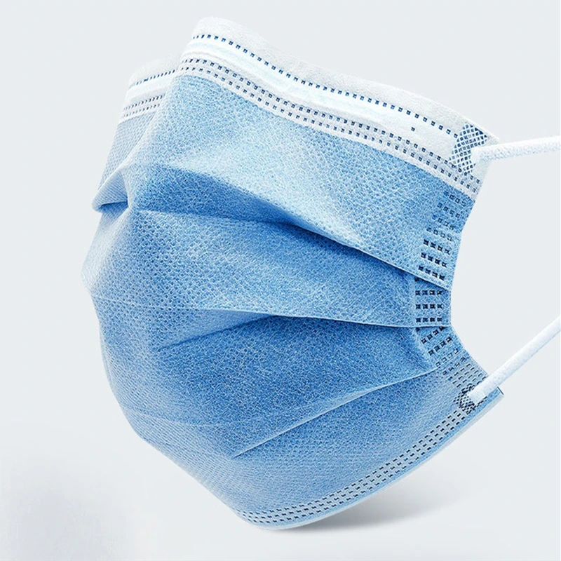 

Disposable Protective Respirator Civil Face Mask Non Woven Fabrics Wholesale High Quality 3 Layers Protect Breath