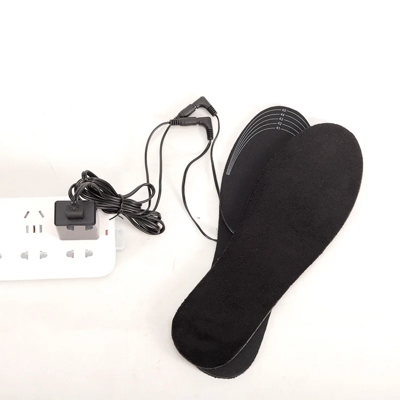 USB Electric Heating Insoles Cuttable Foot Warmer Heated Shoe Inserts Shoe Heated Outdoor Hiking Camping Foot Warmer Pads