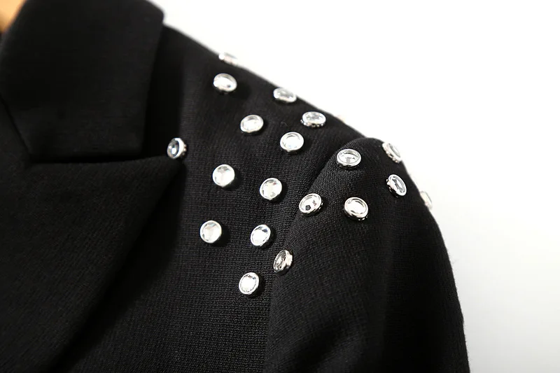 

Aw20 Industrial Diamond Set 2019 New Style Spring Clothing One-Button Slit Business Small Suit Coat Women's