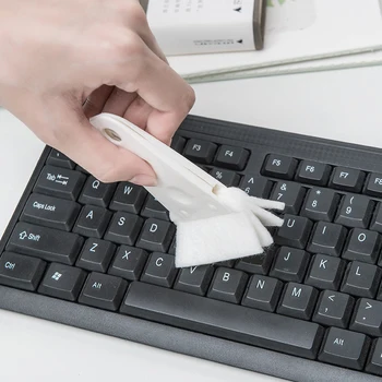 

Cleaning Brush Household Multi-Functional Fan Cleaning Brush Keyboard Gap Cleaning Brush Dust Removal Brush Plastic Soft Brush