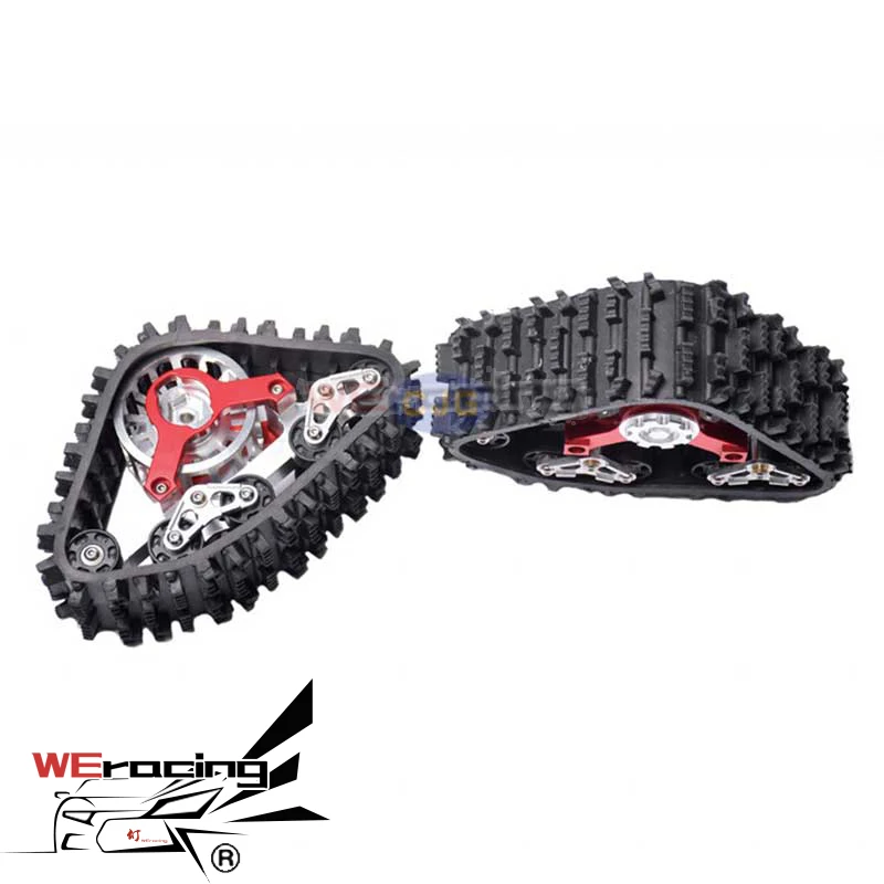 2 шт. 1/10 треков колеса сандмобиль преобразования снег шины для 1/10 RC Trx4 обновления запчасти TRX4 аксессуары