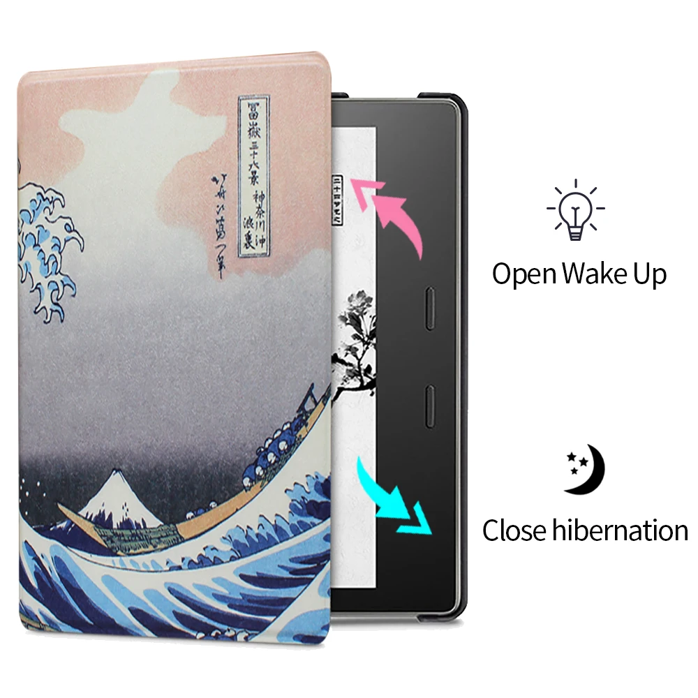 Capa de Couro pu para Kindle Estojo Inteligente Escudo Protetor para Kindle Oasis 10 ° ° 20232023 2023 2023 - Imagem 2