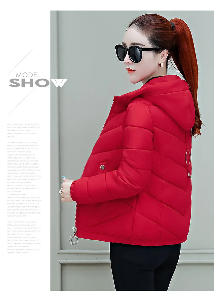 Abrigos Mujer Invierno новая Парка хлопковая стеганая куртка с капюшоном теплая зимняя куртка для женщин однотонное зимнее пальто для женщин s