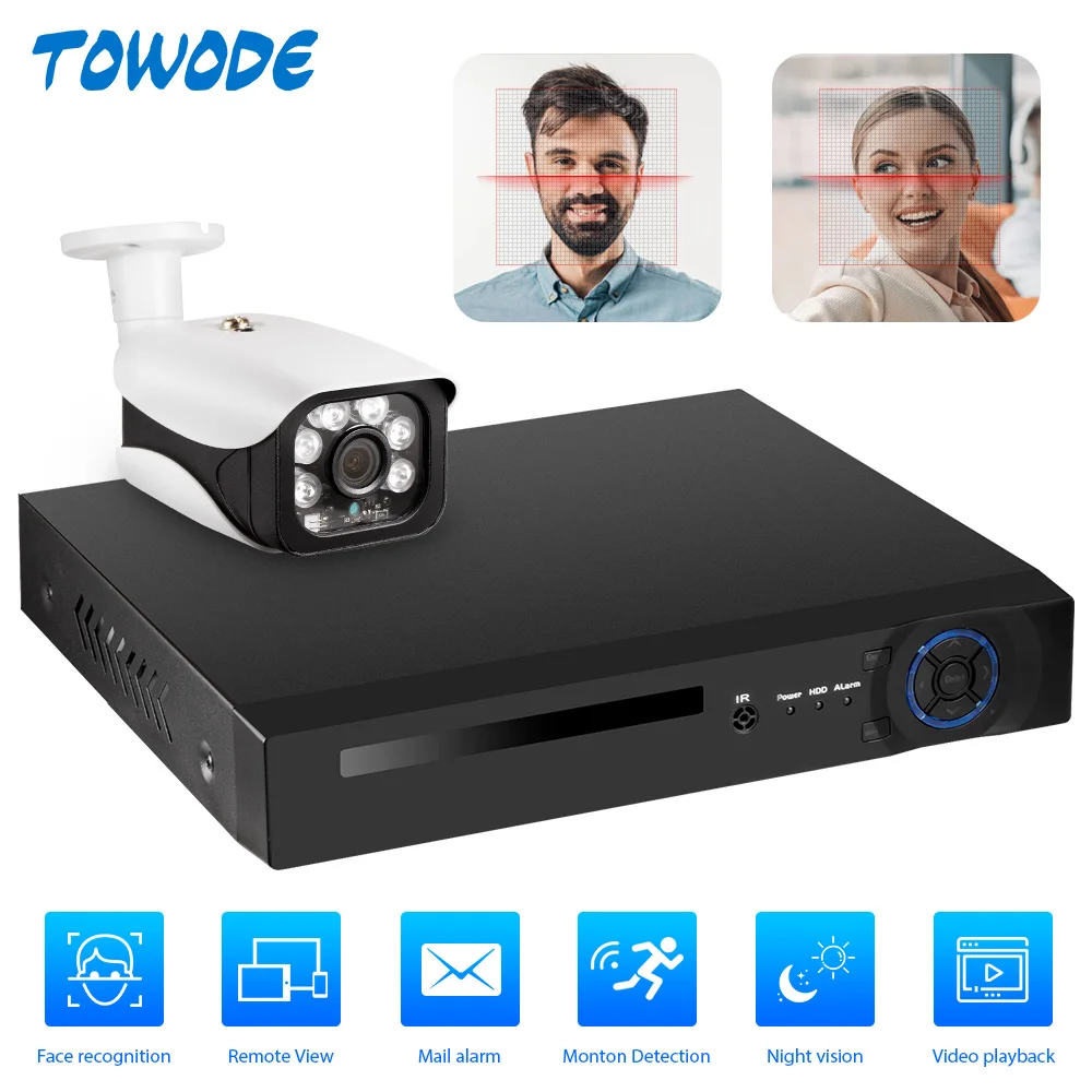 8CH 5.0MP Wireless NVR POE Security Camera System Outdoor IR-CUT CCTV Video Surveillance Video Recorder Kit Face Record 8CH 5.0MP Wireless NVR POE Security Camera System Outdoor IR-CUT CCTV Video Surveillance Video Recorder Kit Face Record