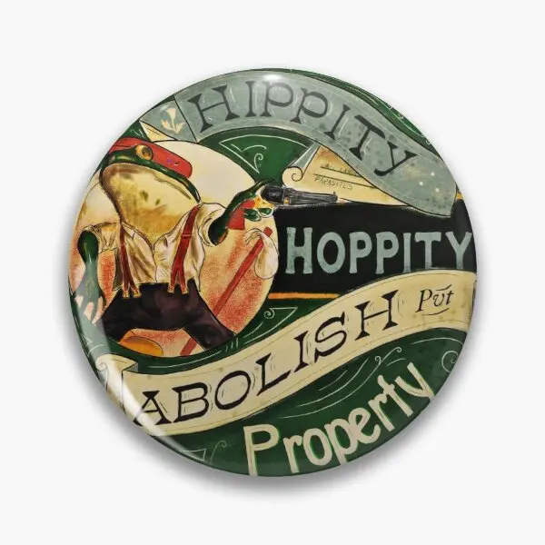 Мягкая булавка на булавке для кнопок с изображением анархиста-лягушки, металлический значок для одежды, милая декоративная брошь, креативная модная забавная мультяшная брошь