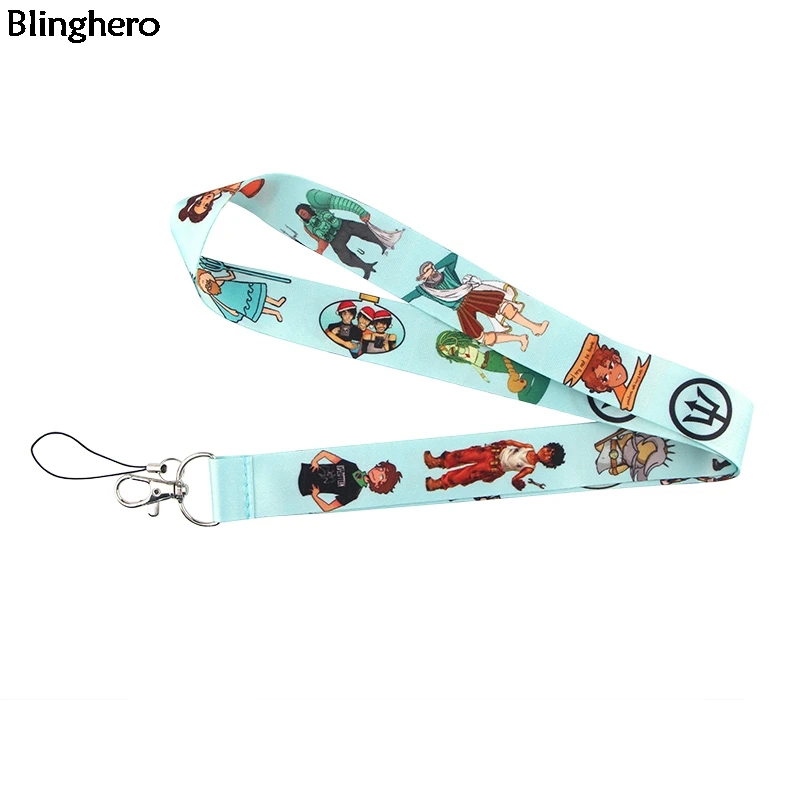 10 шт./лот, Blinghero, Перси Джексон и олимпийцы, ремешок для ключей, телефона, крутой держатель для ID бейджа, ремни на шею, подарки, BH0304