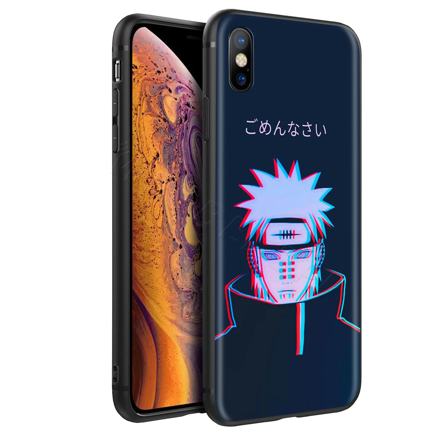 Чехол Webbedepp Naruto Pain для Apple iPhone 11 Pro XS Max XR X 8 7 6 6S Plus 5 5S SE