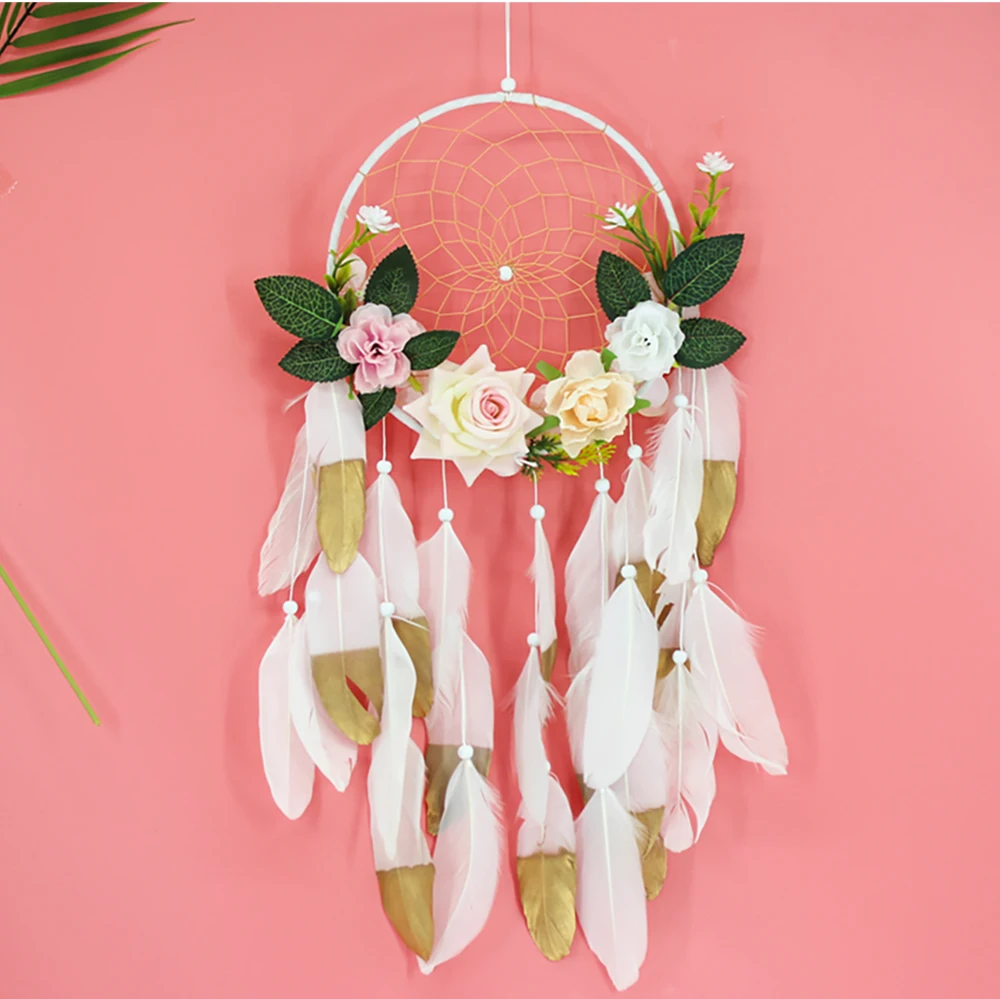 Romantic Dream LED Light Christmas Decorations Flaky Clouds Handmade Wind Chimes Dromenvanger Dreamcatcher