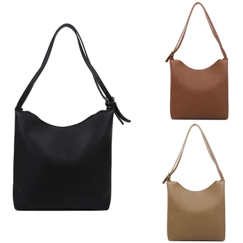 

Shoulder Bags Luxury Pu Leather Crossbody Bag Lady Buckets Bag Composite Purses