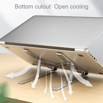 

Willkey Laptop Holder for MacBook Air Pro Notebook Foldable Aluminium Alloy Laptop Stand Bracket Laptop Holder for PC Notebook
