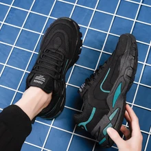 Мужская обувь; Осенняя обувь; трендовая повседневная спортивная обувь в Корейском стиле; коллекция года; Мужская зимняя теплая обувь; Студенческая обувь для бега