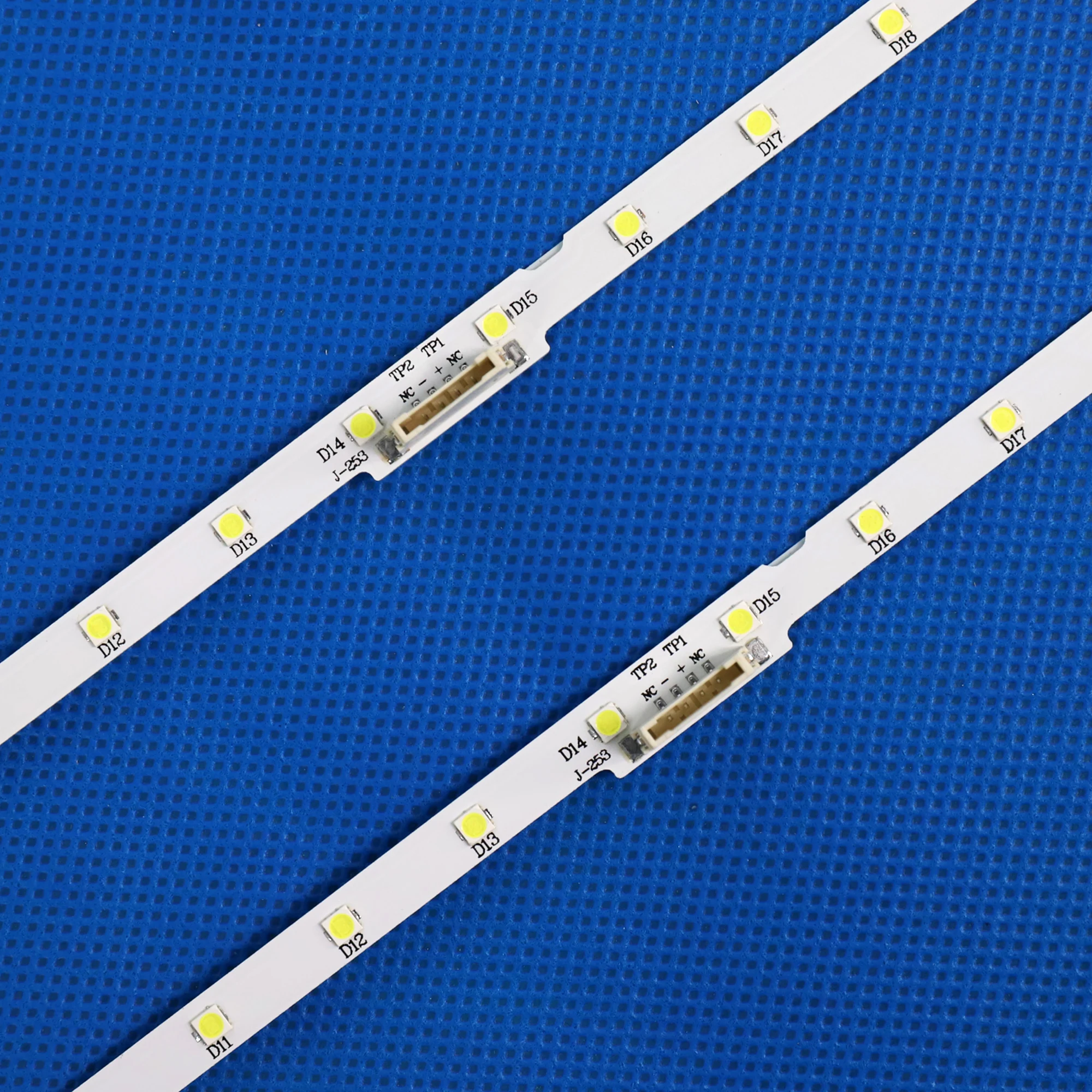 New 20 PCS 28Lamp LED Backlight Strip for Samsung UE43NU7100U AOT_43_NU7100F UE43NU7120U UE43NU7170U BN96-45954A UE43NU7100 new 2 pcs led backlight strip for samsung un49k5300 ua49k5300 ue49k5100 louvre 49 bn96 39730a v6lf 490dka led31 490sfb 490sfa