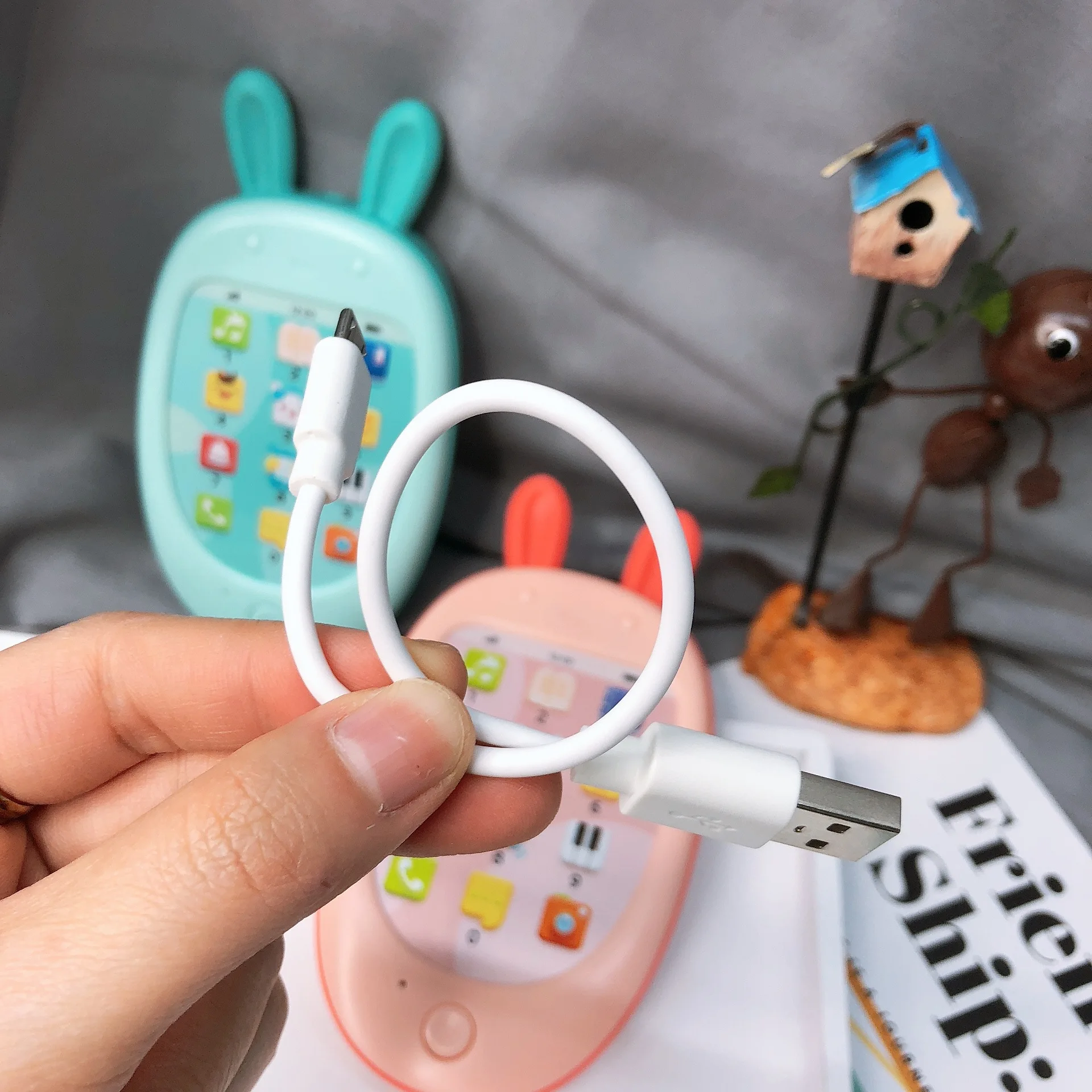 Bainsch baby mobile phone toys baby children touch screen early teaching puzzle phone to appease toy girl 0-1-3 years old
