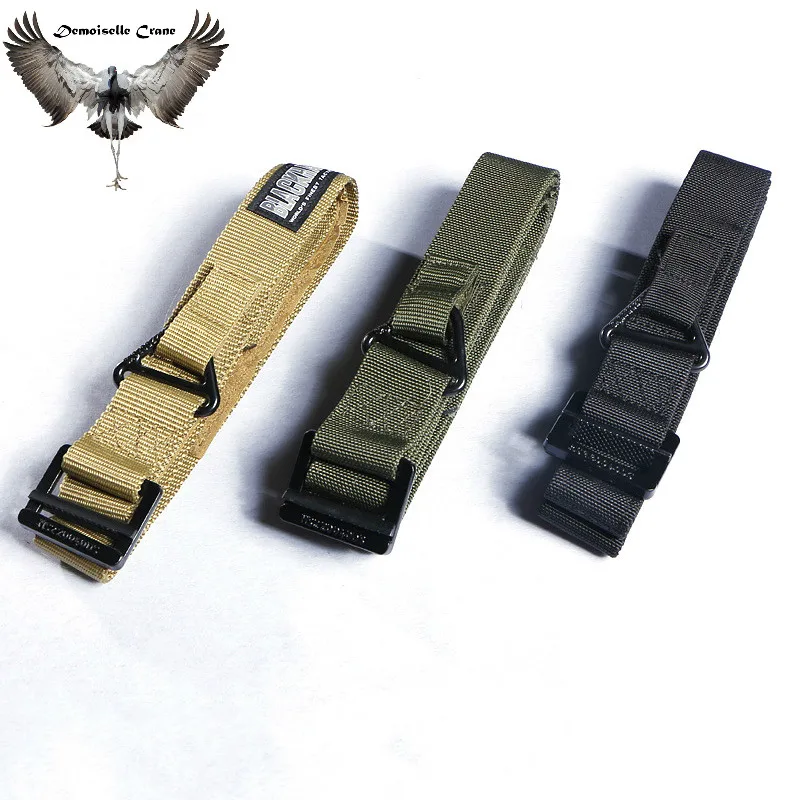 

FX Black Hawk Tactical Belt Outdoor Multi-function Inner Belt Combat Training Descent Army Fan Thin Belt