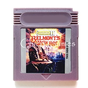 

Grey Shell Castlevania2 Belmont's Revenge Video Game Memory Accessories Cartridge Card for 16 Bit Console