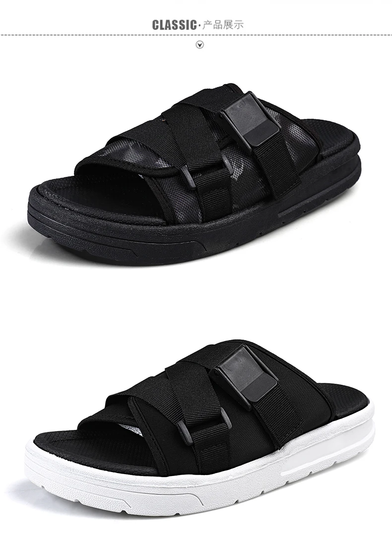 Women Men Hiking Beach Sandals Flat Flip Flops Sneakers Gym Black Slipper Sport River Plate Shoes Sandalias Mujer Masculina