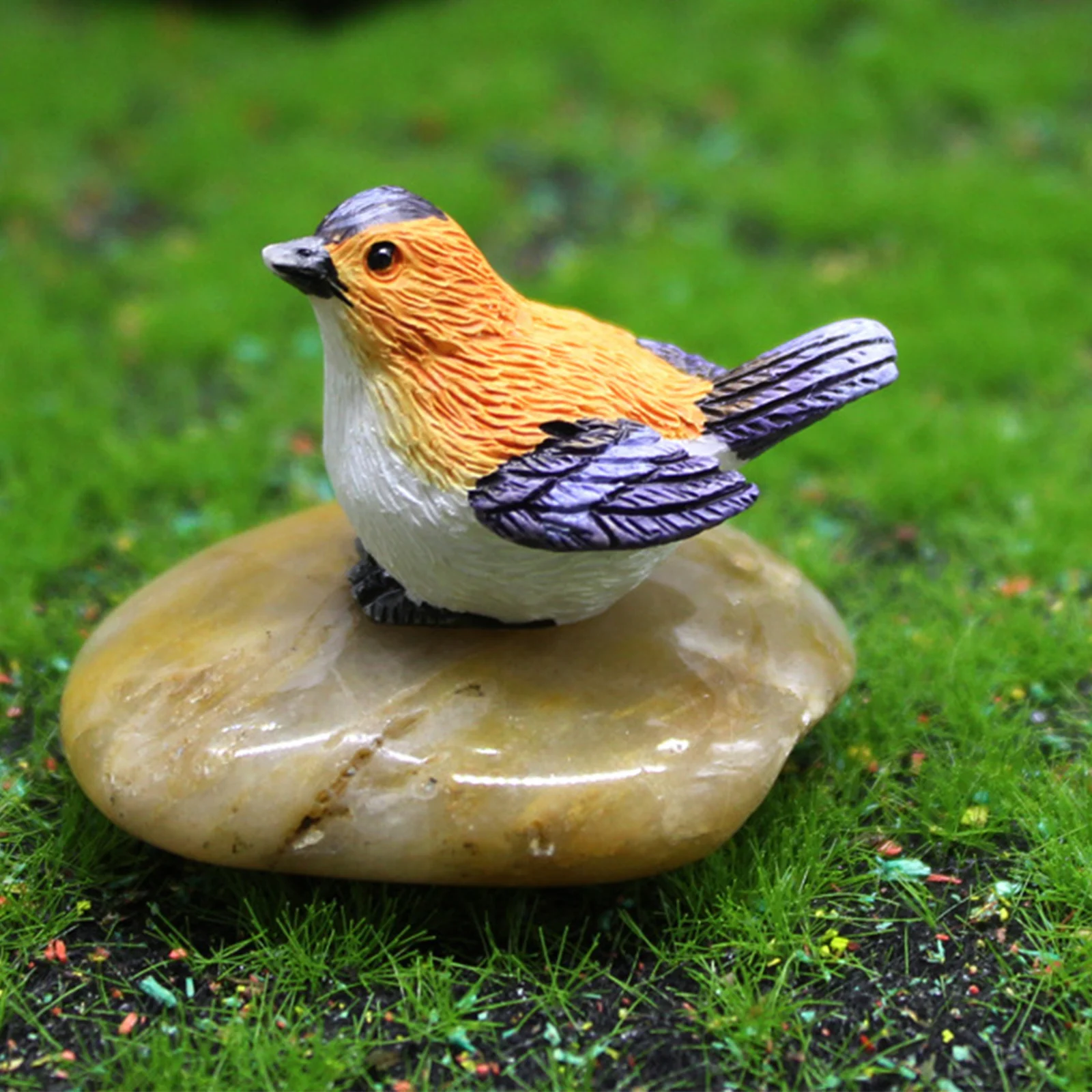 Parrot Bird Nest Figurine Animal Model Home Decor Miniature Resin Fairy Garden Bonsai Decoration Accessories 1 Piece parrot figurine decoration miniature figurines resin ornaments resin crafts resin crafts accessories miniature ornament
