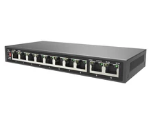 

Brand new 8+2 8-port 10/100M POE switch total power 110W Power over Ethernet IEEE802.3af for IP camera system network switch