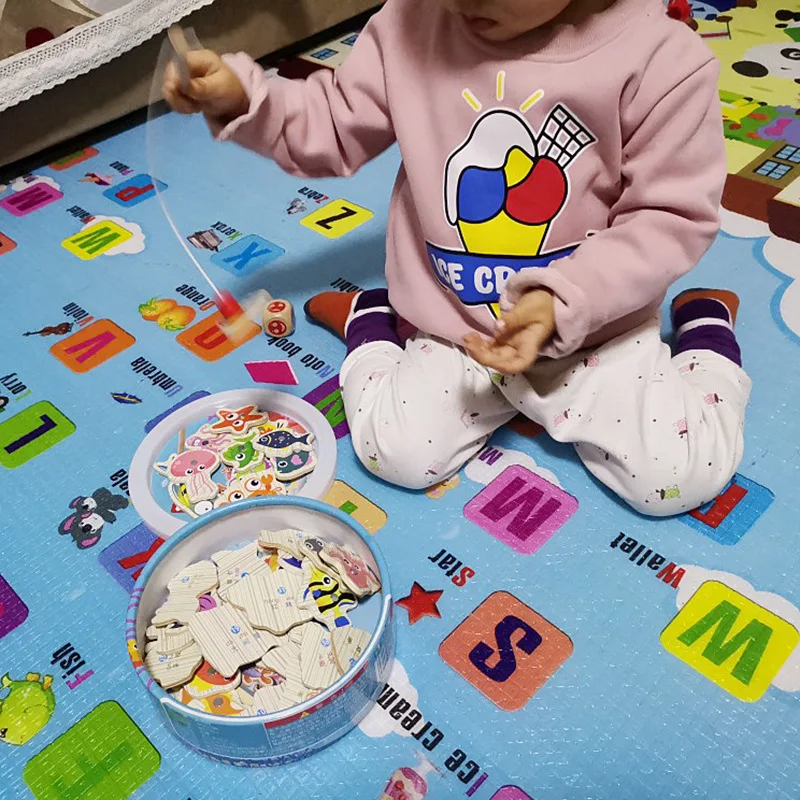 Игрушки для рыбалки, детские игрушки унисекс для детей 1-2-3-6 лет, деревянные Магнитные Игрушки для маленьких девочек и мальчиков