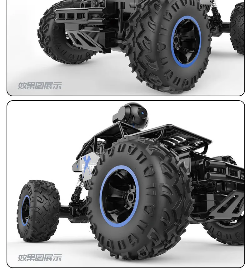 HD wifi камера RC сплав литой автомобиль приложение режим управления Bigfoot Монстр скалолазание по бездорожью Дистанционное управление автомобиль мальчик девочка подарок