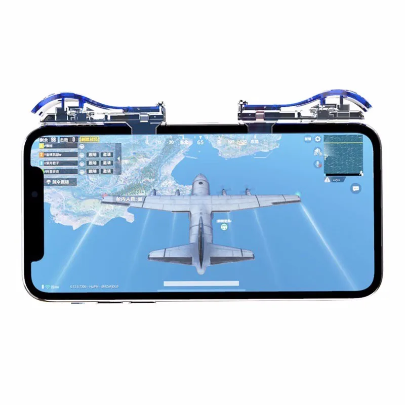 

X3 Mobile PUBG Controller Game Gamepad Joystick Clear L1 R1 Trigger Fast Free Fire Shooting Gamepad For iPhone Android Phone