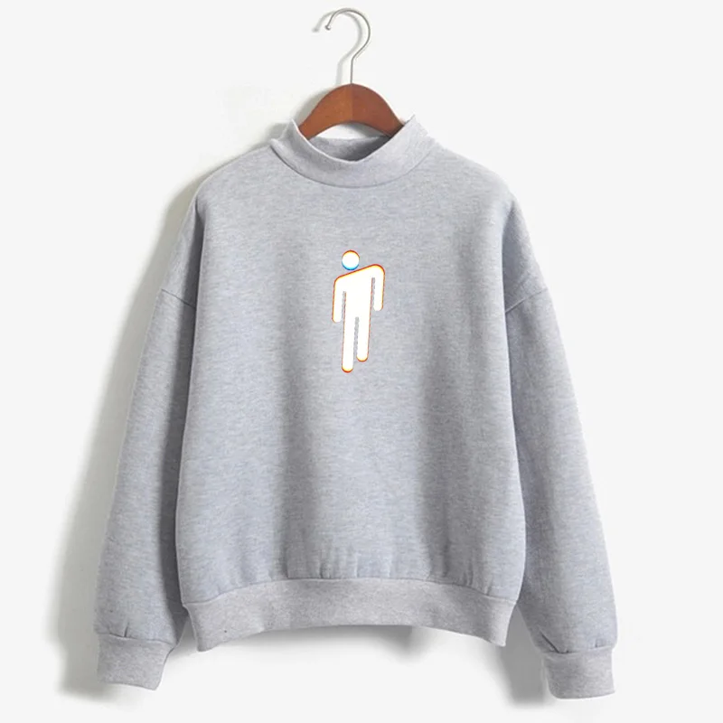 Sweatshirt5 Билли эйлиш Харадзюку толстовки для девочек топы для женщин с длинным рукавом Зимний бархатный свитер утепленное пальто - Цвет: Sweatshirt5