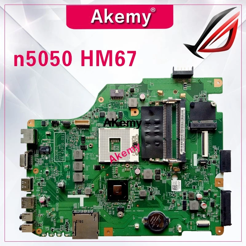 

10316-1 For Dell n5050 laptop motherboard 10316-1 DV15 HR HM67 48.4IP16.011 motherboard integrado Teste original 100%