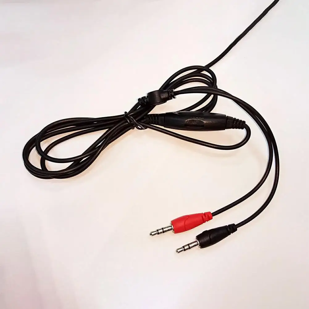 3 5mm Wired Gaming Headphones Universal Adjustable Music Headset with Microphone Plug and Play for PC Laptop Computer