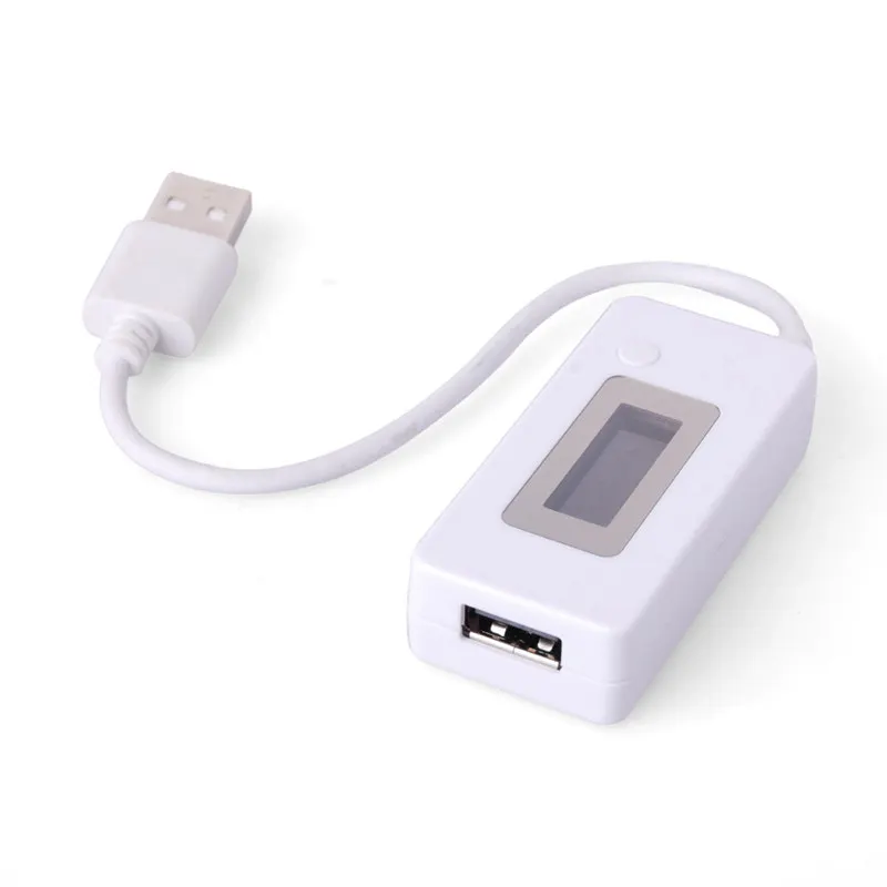 ЖК-дисплей USB зарядное устройство Емкость тока тестер напряжения метр для телефона power bank