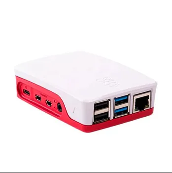 

PI4B_CASE_RED/WHITE - Raspberry Pi Accessory, Raspberry Pi 4 Model B Official Case, Plastic, Red/White