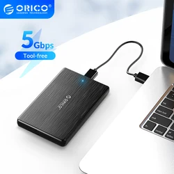 ORICO – Boîtier pour disque dur externe, pour ordinateur portable ou PS4, support de 2 To, connectée à un PC, HDD, UASP, USB 3,0, SATA 2,5 