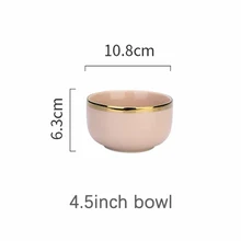  Ceramic Complete Tableware Set Dishes Dinner Food Plates Salad Soup Bowl Plates and Bowls Set Dinnerware Set for Kitchen 