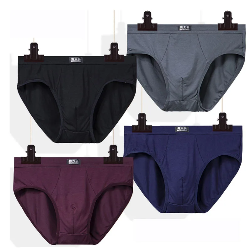 5pcs/Lot 5XL Modal Men's Underwear Briefs Male Underpants for Men Brief Panties Mens shorts Bikini Pant Men Sexy Solid comfort mens briefs sale