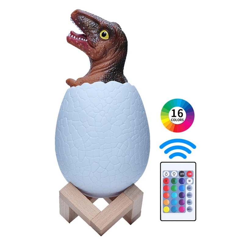 Dinosaur 3D Led Night Light Colorful LED Night Light Magical Control Lamp 16 Colours Changing Kid's Toys Lamparas 40DEC2014