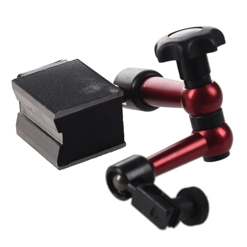 Регулируемый магнитный манометр подставка держатель цифровой уровень циферблат тестовый индикатор