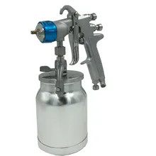 Пистолет-распылитель высокого качества LVMP пневматический пистолет-распылитель гравитационная подача из нержавеющей стали 600 мл чашка автомобильный экологический пистолет-распылитель лаковый пистолет