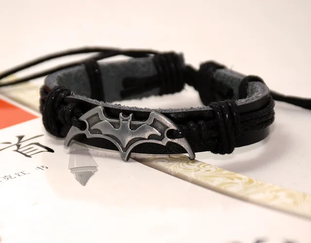 Amazon.com: GRAPHICS & MORE Batman Batgirl Cute Chibi Character Novelty  Suede Leather Metal Bracelet : Clothing, Shoes & Jewelry