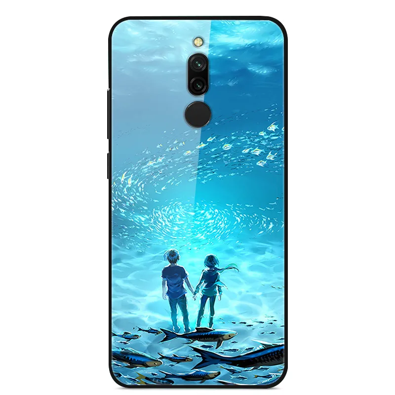Для samsung J7 чехол со стеклянной задней поверхностью жесткий чехол s для samsung Galaxy J7 чехол SM-J710FN J710 J 7 закаленное покрытие j710f - Цвет: 1205 12