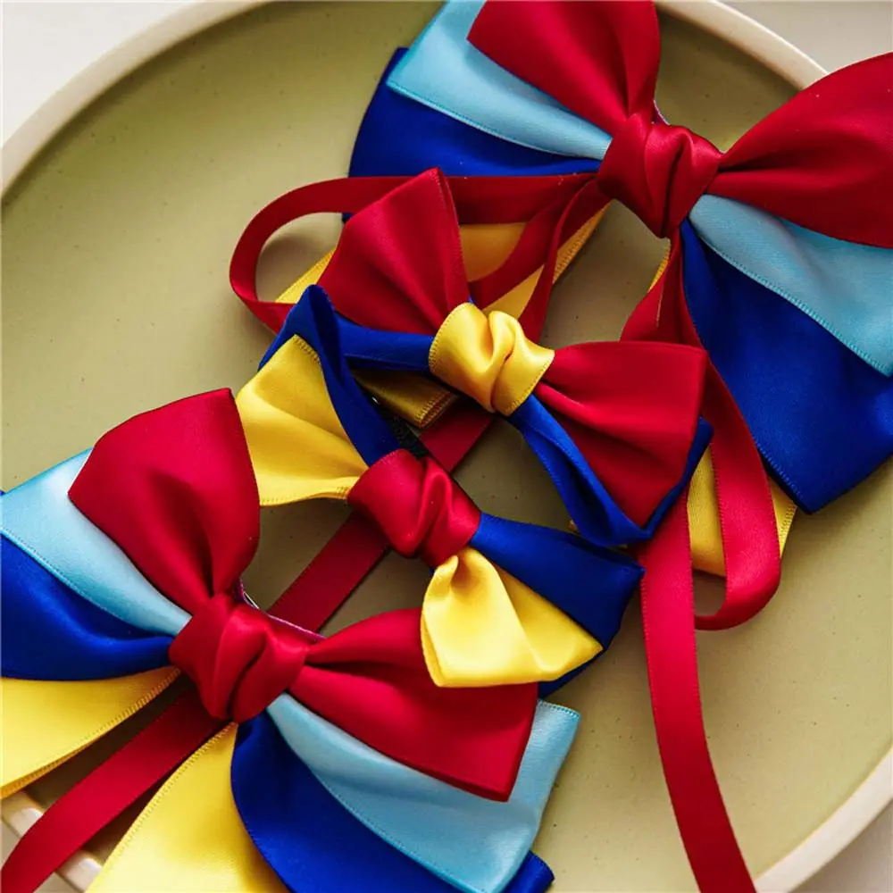 Bow Ribbon Hair Clips Hairpins Barrette for Girls Party Princess Snow White Cosplay Dress up hair accessories,hair clips,hair ribbon accessories,cosplay accessories