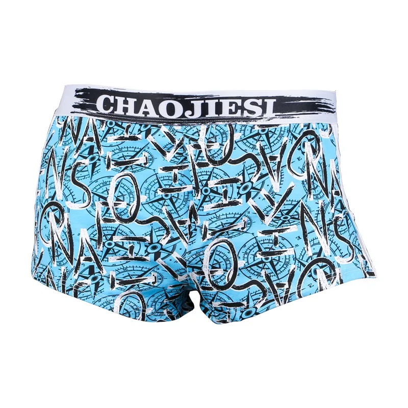 Sexy Men's US Dollar Print Underwear Shorts Briefs Cotton Boxer