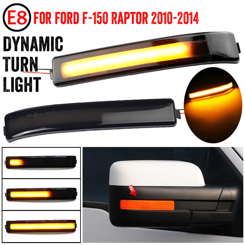 Indicator Direzione LED Per Ford F150 E Raptor 2009-2014 | Luci Specchietto Laterale Amber - Foto 5