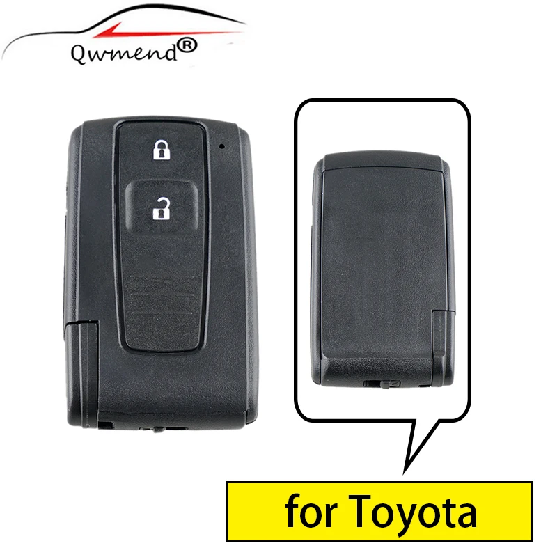 Smart Car Key Fob Shell Per Toyota Prius Corolla Verso Per Toyota Prius 2004-2009 2/3 Pulsanti Toy43 Blade Car Remote Key Case