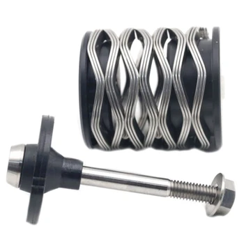 

Bike Rear Wave Spring Suspension Shock for Brompton Bike Triple Layer Super Bicycle Accessories