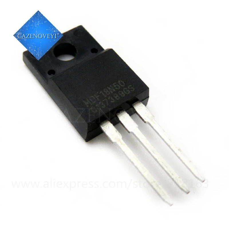 10pcs/lot MDF18N50BTH MDF18N50TH MDF18N50 18N50 TO-220F In Stock | Электронные компоненты и принадлежности