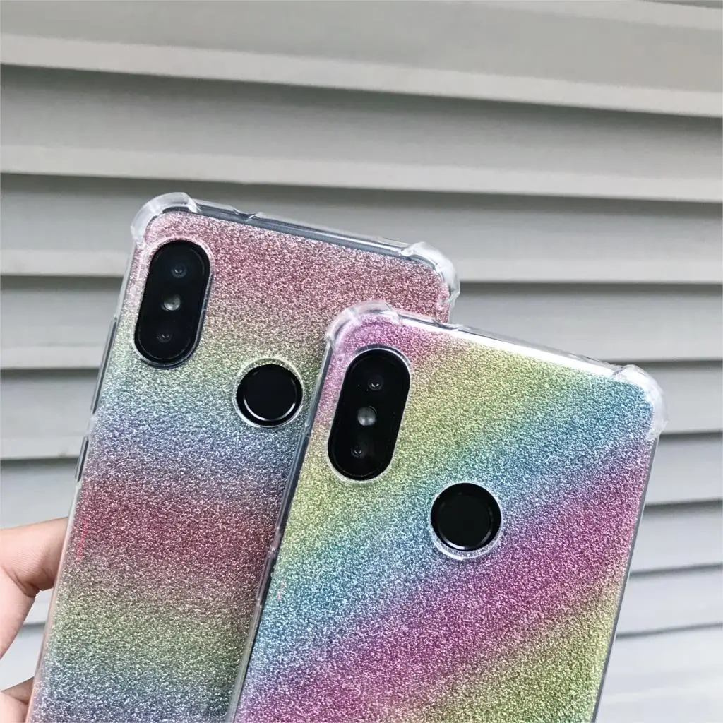 Блестящая Броня градиент Аврора лазерный ТПУ чехол для huawei Nova 4 3 Honor 10 10i 9 8 Lite 8A 7A 8C