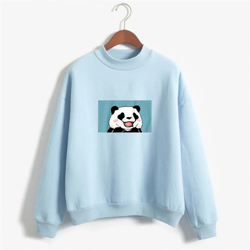 Милая толстовка с цветами панды унисекс Толстовка в стиле Harajuku Kawaii Толстовка с принтом